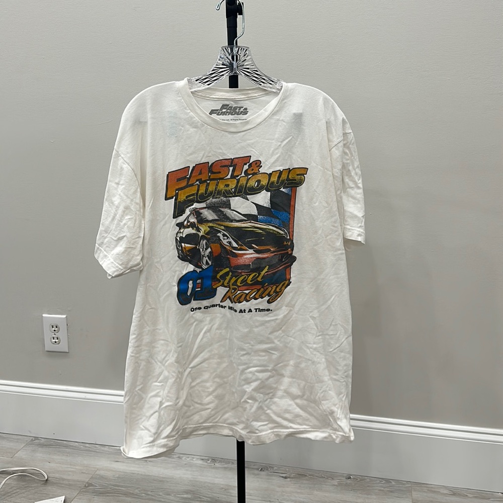 fast and furious T-shirt.